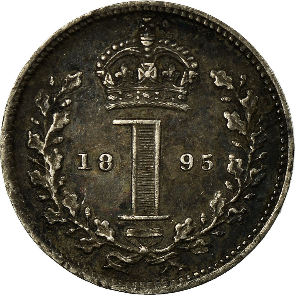Coin, Great Britain, Victoria, Penny, 1895, AU(55-58), Silver, KM:775