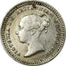 Coin, Great Britain, Victoria, 1-1/2 Pence, 1843, AU(55-58), Silver, KM:728