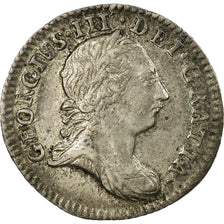 Coin, Great Britain, George III, 3 Pence, 1762, AU(50-53), Silver, KM:591