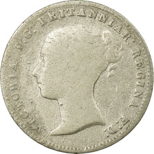 Coin, Great Britain, Victoria, 3 Pence, 1844, F(12-15), Silver, KM:730