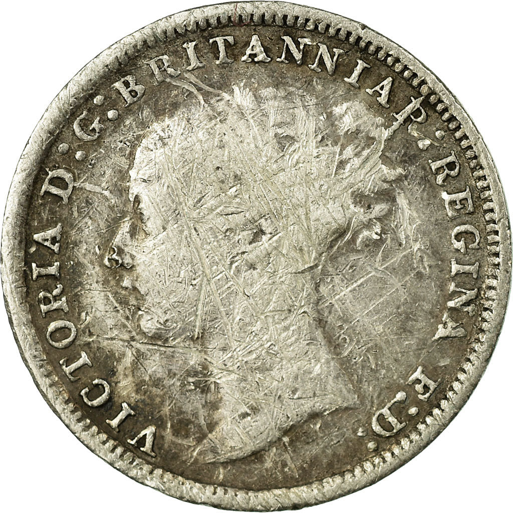 Coin, Great Britain, Victoria, 3 Pence, 1871, F(12-15), Silver, KM:730