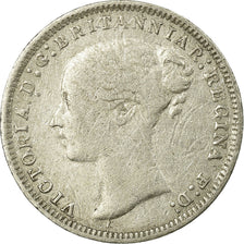 Coin, Great Britain, Victoria, 3 Pence, 1877, VF(30-35), Silver, KM:730