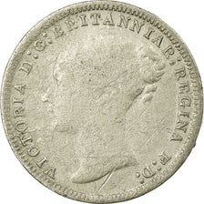 Coin, Great Britain, Victoria, 3 Pence, 1878, VF(20-25), Silver, KM:730