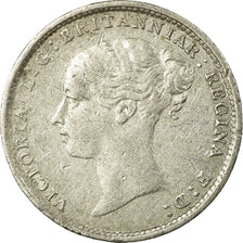 Coin, Great Britain, Victoria, 3 Pence, 1881, VF(30-35), Silver, KM:730