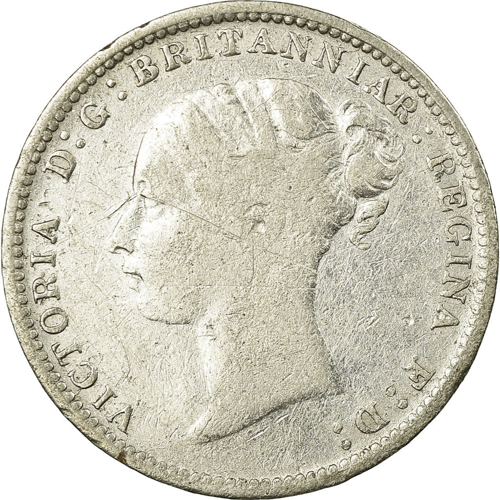 Coin, Great Britain, Victoria, 3 Pence, 1882, VF(20-25), Silver, KM:730