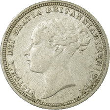 Coin, Great Britain, Victoria, 6 Pence, 1881, EF(40-45), Silver, KM:757