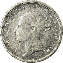 Coin, Great Britain, Victoria, 6 Pence, 1882, VF(20-25), Silver, KM:757