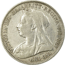 Coin, Great Britain, Victoria, 6 Pence, 1896, EF(40-45), Silver, KM:779