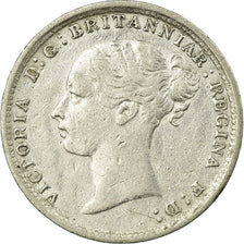 Coin, Great Britain, Victoria, 3 Pence, 1883, EF(40-45), Silver, KM:730