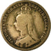 Coin, Great Britain, Victoria, 3 Pence, 1891, VF(20-25), Silver, KM:758