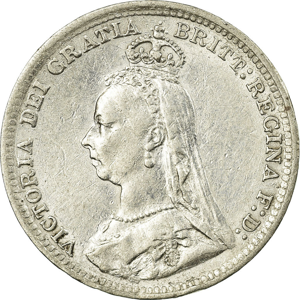 Monnaie, Grande-Bretagne, Victoria, 3 Pence, 1892, TTB+, Argent, KM:758