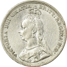 Monnaie, Grande-Bretagne, Victoria, 3 Pence, 1892, TTB+, Argent, KM:758