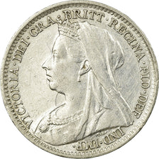 Moneta, Gran Bretagna, Victoria, 3 Pence, 1894, BB+, Argento, KM:777