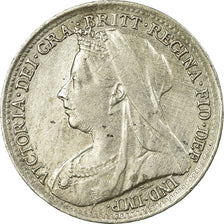 Coin, Great Britain, Victoria, 3 Pence, 1895, EF(40-45), Silver, KM:777