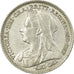 Coin, Great Britain, Victoria, 3 Pence, 1896, AU(50-53), Silver, KM:777