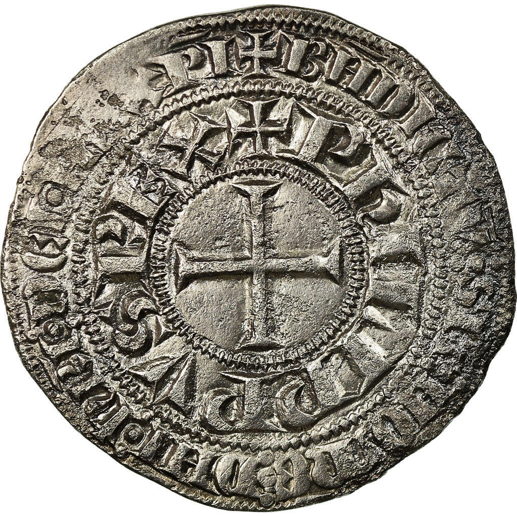 Coin, France, Philip IV, Gros Tournois, EF(40-45), Silver, Duplessy:213