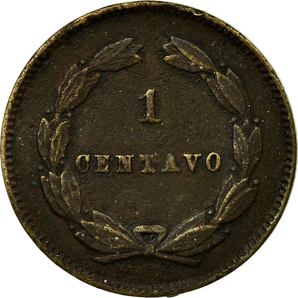 Moneda, Bolivia, Centavo, 1878, Rare, BC+, Cobre, KM:162