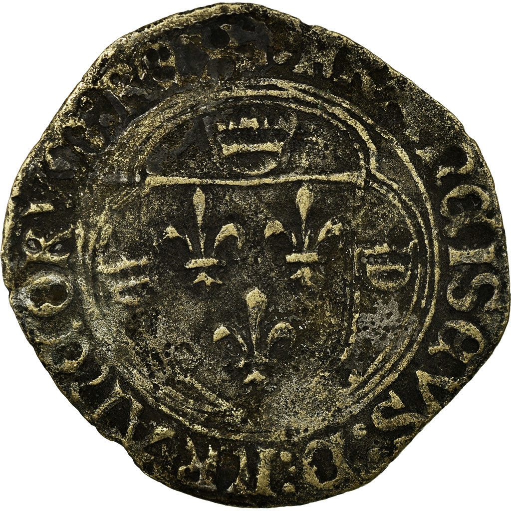 Coin, France, François Ier, Grand blanc à la couronne, Uncertain Mint