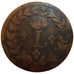 FRANCE, Louis XVIII, Decime, 1815, Strasbourg, KM #701, VF(20-25), Bronze,...