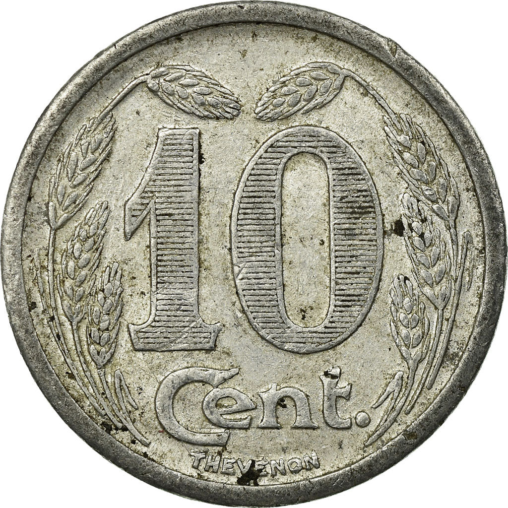 Coin, France, Chambre de Commerce, Evreux, 10 Centimes, 1921, EF(40-45)