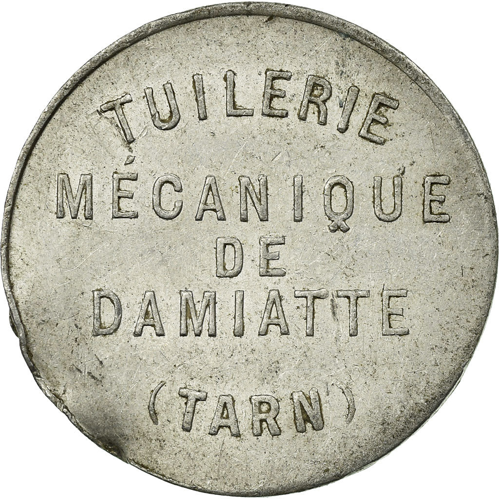 Moneta, Francja, Tuilerie Mécanique, Damiatte, 5 Centimes, Undated, EF(40-45)