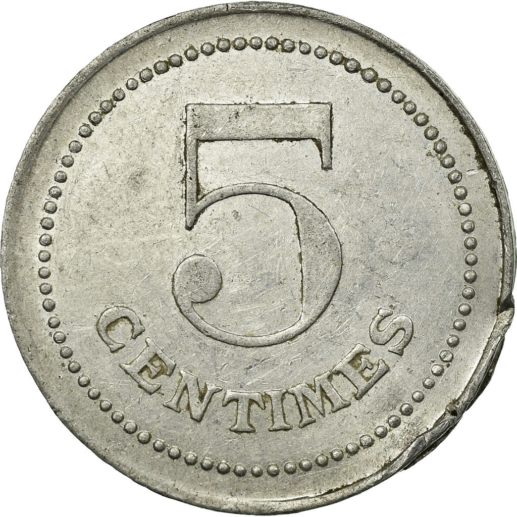 Moneta, Francja, Tuilerie Mécanique, Damiatte, 5 Centimes, Undated, EF(40-45)