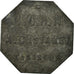 Coin, France, G.C.B.N, A. CASTANET, Tarascon, 10 Centimes, EF(40-45), Zinc
