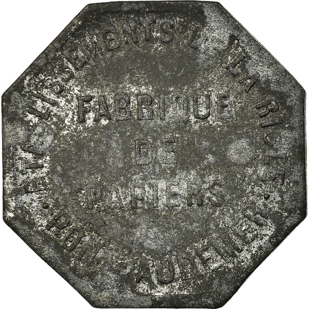 Coin, France, Ets de la Risle, Fabrique de Papiers, Pont-Audemer, 10 Centimes