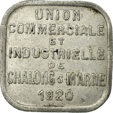 Coin, France, Union Commerciale et Industrielle, Châlons-Sur-Marne, 5 Centimes