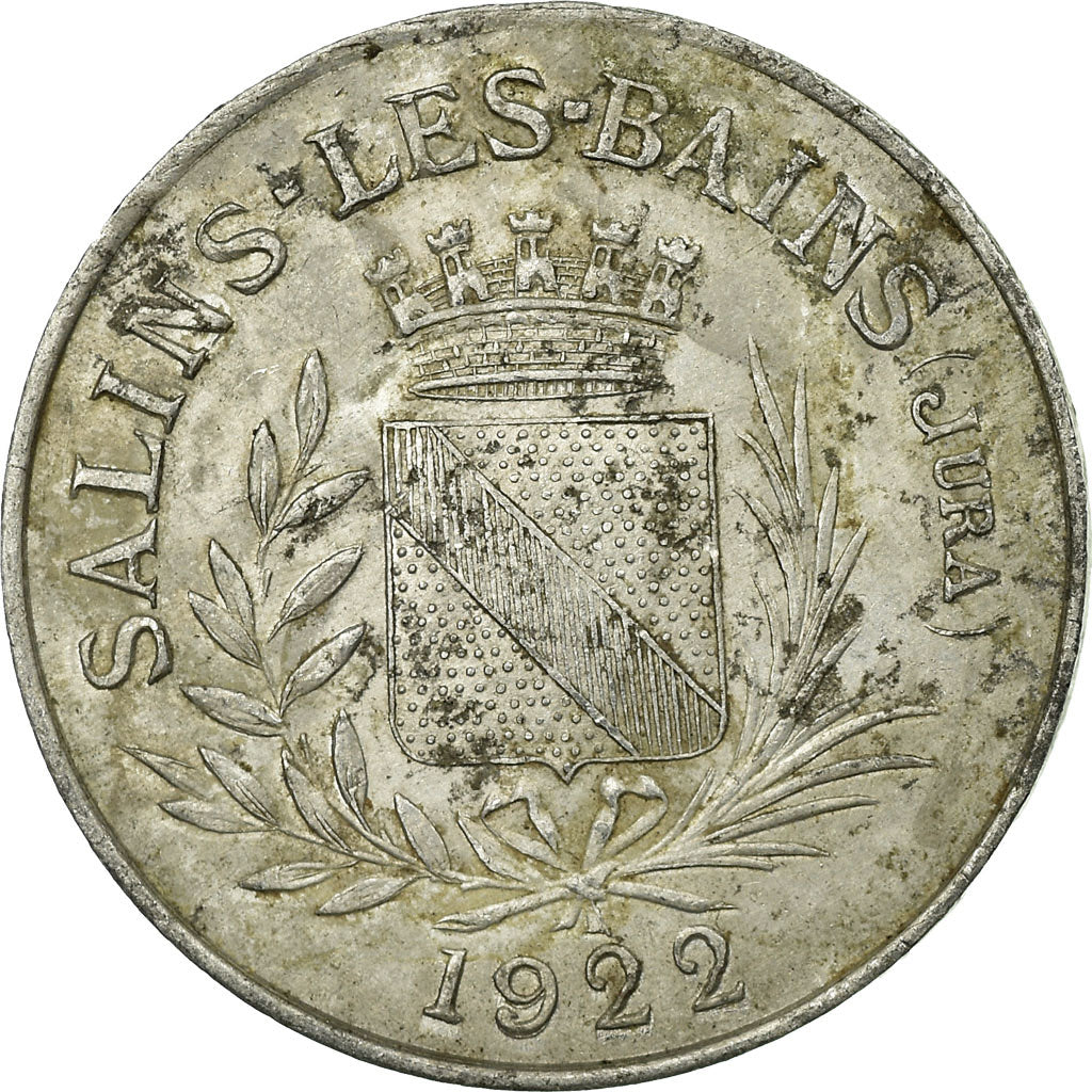 Moneta, Francja, F.C.I.M, 260ème section, Salins-Les-Bains, 10 Centimes, 1922