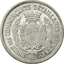 Coin, France, Union des Commerçants Détaillants, Epernay, 25 Centimes, 1922