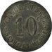 Coin, France, Crécy-en-Brie, Crécy-la-Chapelle, 10 Centimes, EF(40-45), Zinc