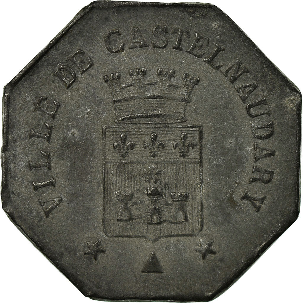 Coin, France, Union des Commerçants, Castelnaudary, 25 Centimes, 1917