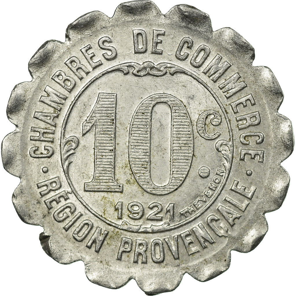 Moneda, Francia, Chambres de Commerce de la Région Provençale, 10 Centimes