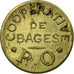 Coin, France, Coopérative, Bages, 50 Centimes, AU(50-53), Brass, Elie:10.4