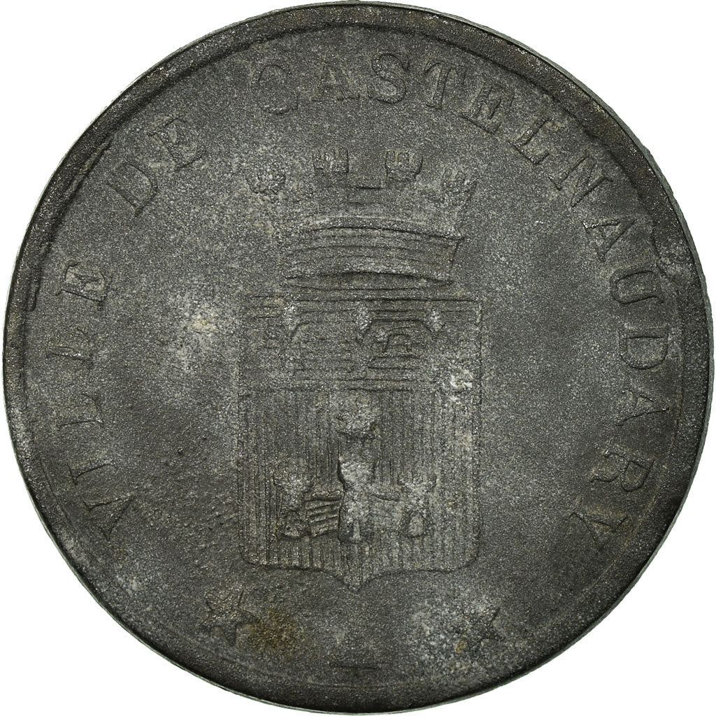 Coin, France, Union des Commerçants, Castelnaudary, 10 Centimes, 1917