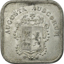 Munten, Frankrijk, Augusta Auscorum, Auch, 25 Centimes, 1916, ZF, Aluminium
