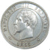 FRANCE, 10 Centimes, 1853, Lille, KM #M24a, AU(55-58), Silver, 30, Gadoury...