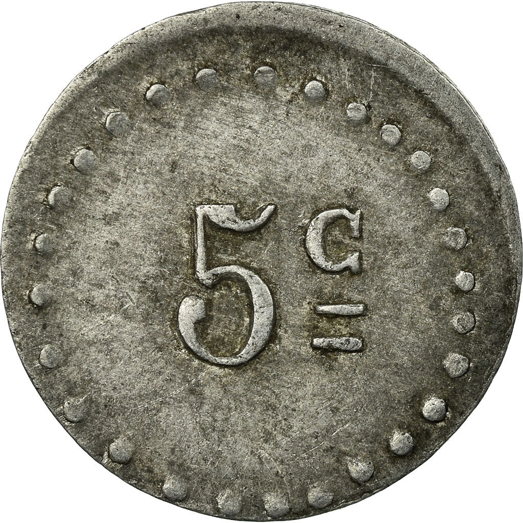 Coin, France, Coopérative Union, Chalon-sur-Saône, 5 Centimes, EF(40-45)