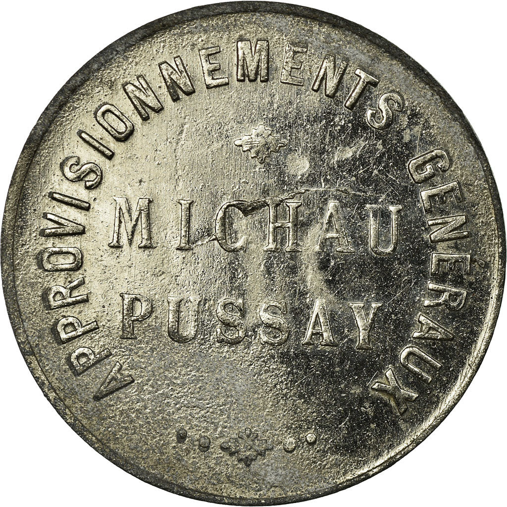 Coin, France, Approvisionnements Généraux, MICHAU, Pussay, 50 Centimes