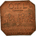 Coin, France, Omnibus Tramways de Lyon, Lyon, 10 Centimes, 1918, AU(55-58)