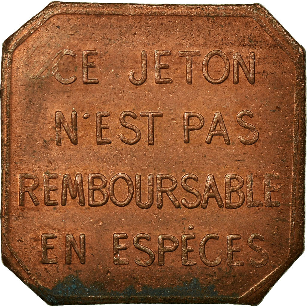 Coin, France, Omnibus Tramways de Lyon, Lyon, 10 Centimes, 1918, AU(55-58)