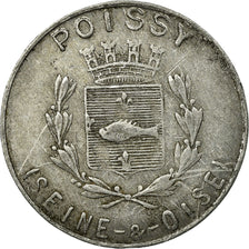 Coin, France, Union du Commerce et de l'Industrie, Poissy, 25 Centimes, 1918