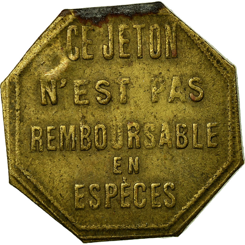 Coin, France, Omnibus Tramways de Lyon, Lyon, 10 Centimes, 1919, EF(40-45)