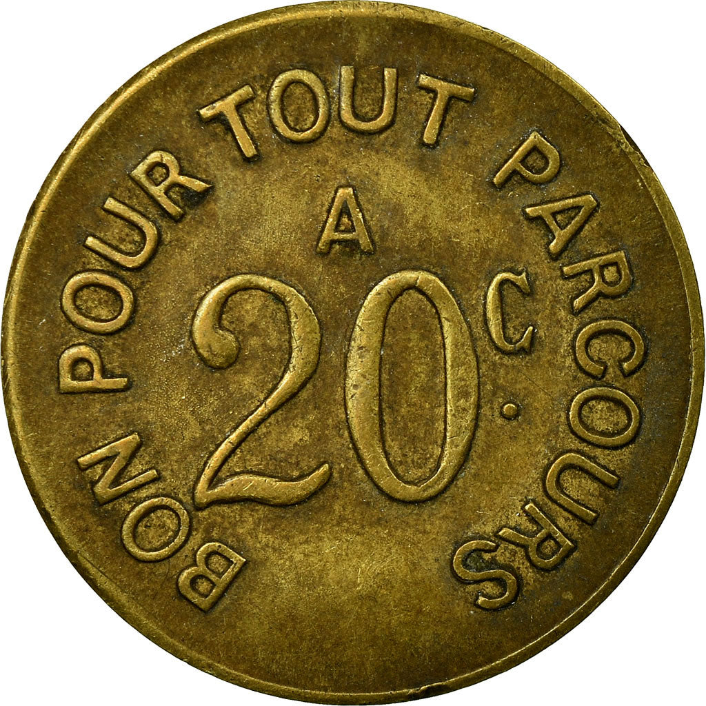 Monnaie, France, Cie. des Chemins de Fer à Voie Etroite, St-Etienne, 20