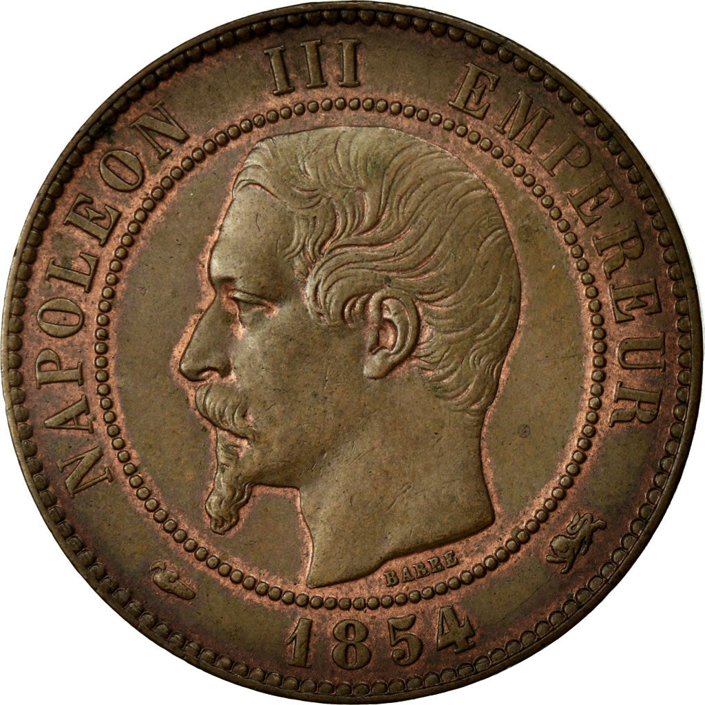 Monnaie, France, Napoleon III, Napoléon III, 10 Centimes, 1854, Lyon, SUP+