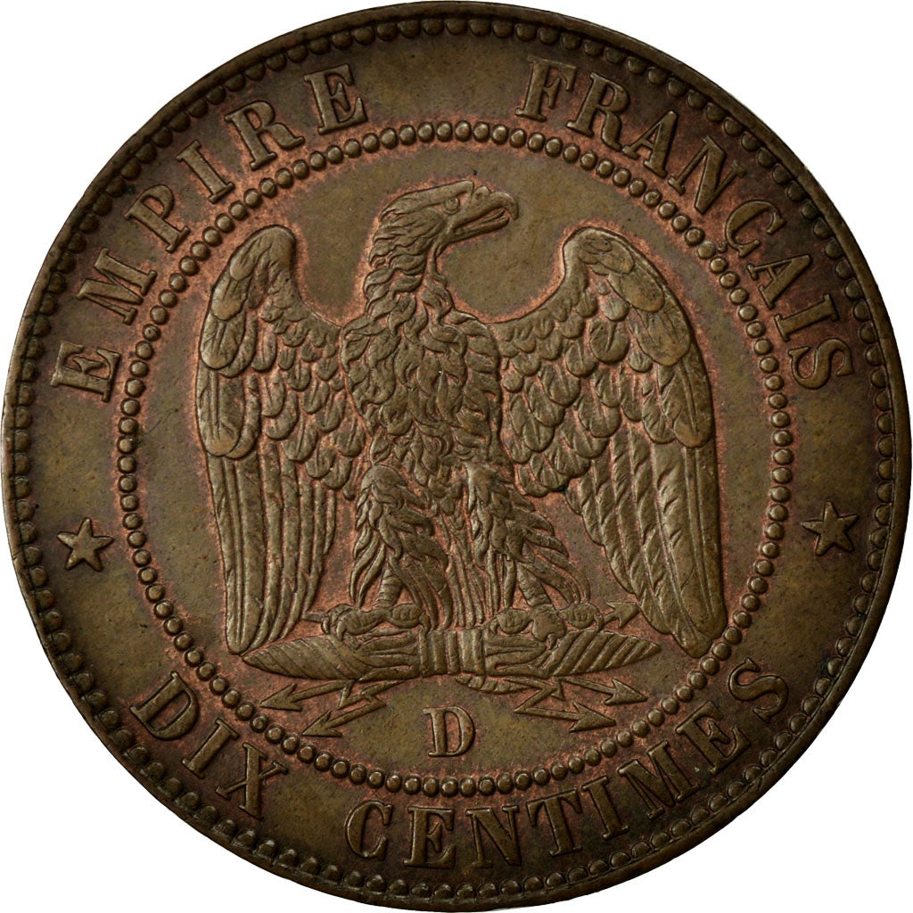 Monnaie, France, Napoleon III, Napoléon III, 10 Centimes, 1854, Lyon, SUP+