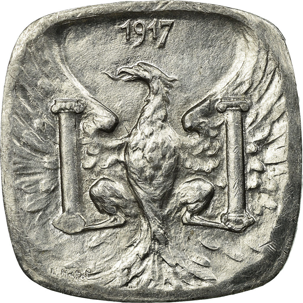 Coin, France, Ville de Besançon, Besançon, 10 Centimes, 1917, MS(60-62)