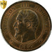 FRANCE, Napoleon III, 10 Centimes, 1855, Paris, PCGS MS64BN, KM 771.1