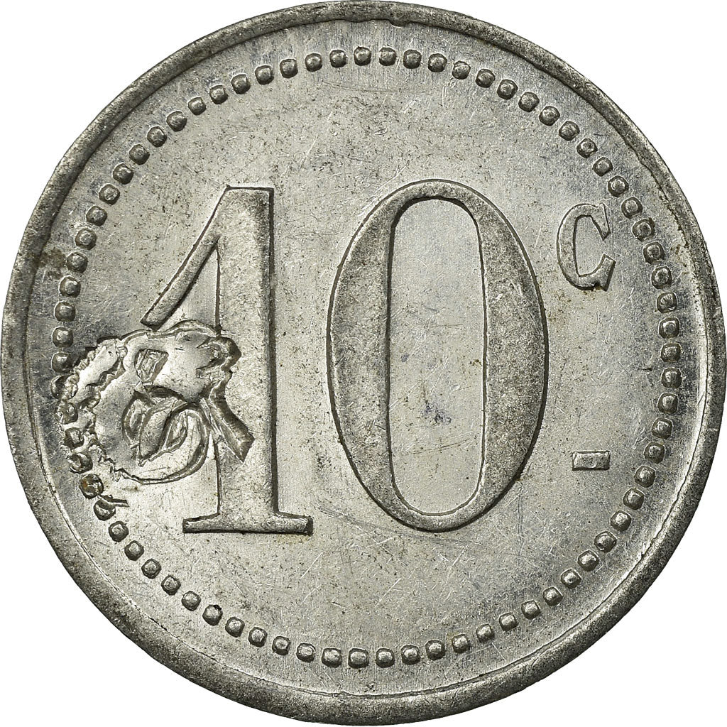 Coin, France, Comité Municipal d'Alimentation, Saint-Mandé, 10 Centimes